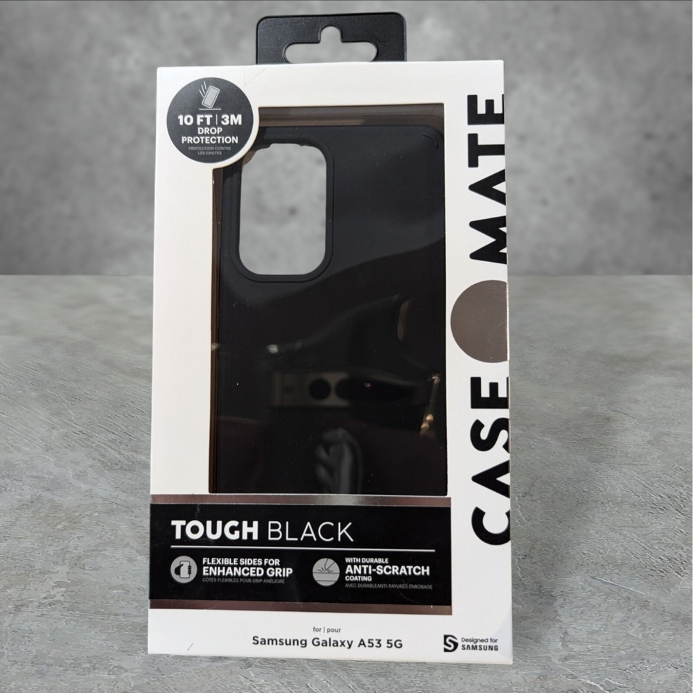 T4. Case-Mate Tough Black‎ Case For Samsung Galaxy A53 5G See Description